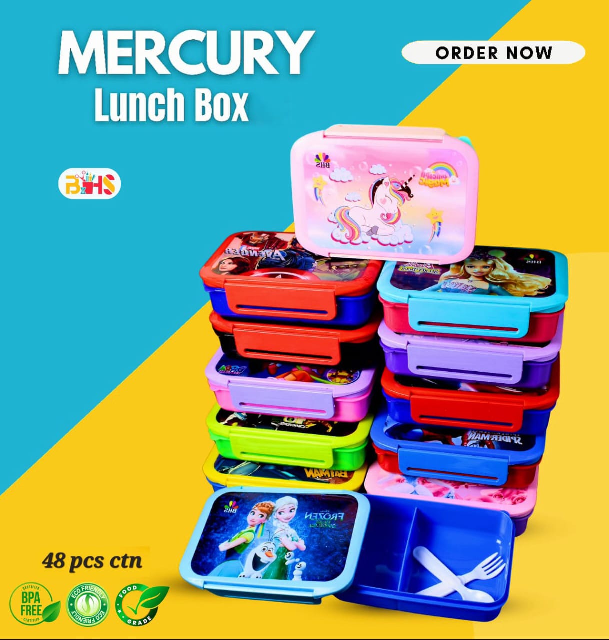 Mercurey Lunch box - Pack Of 2
