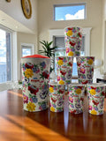 Floral Water Set - Pack Of 7