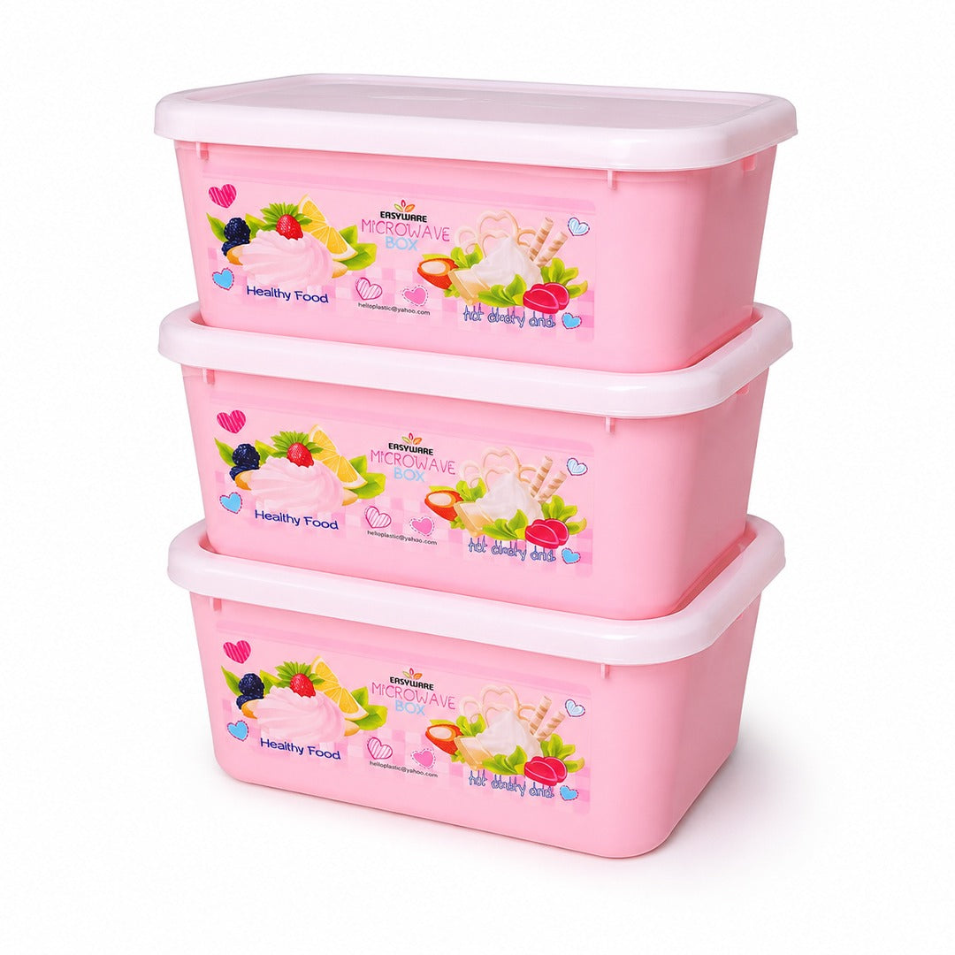 Microwave Box - Pack Of 3