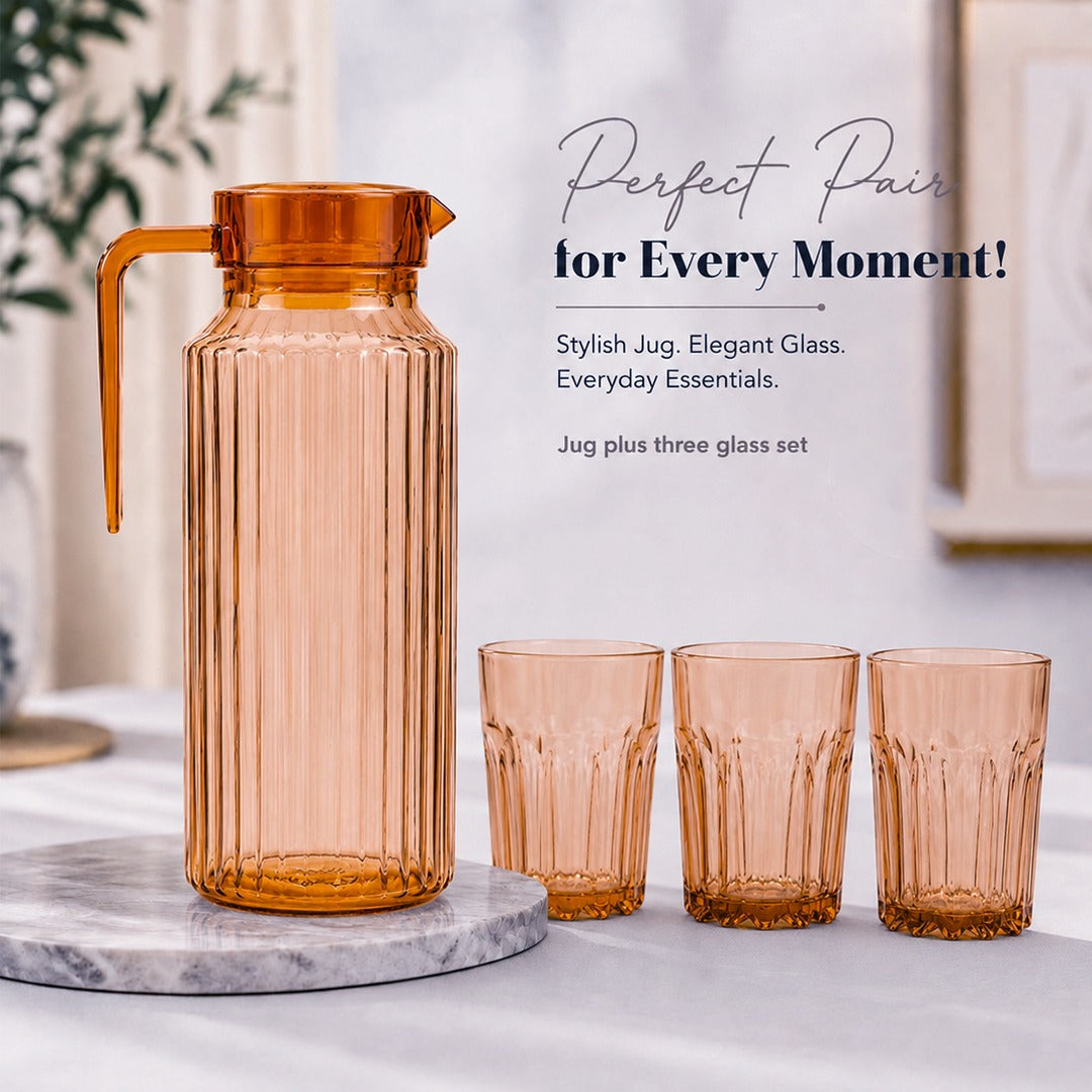 Stips Jug Glass Set - Pack Of 1